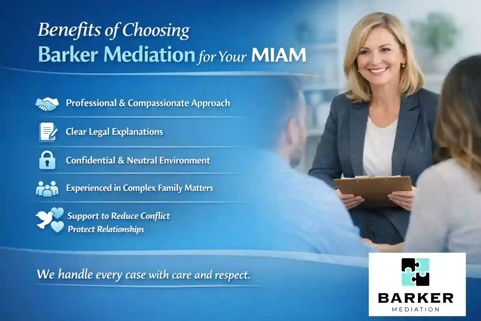 Benefits of Choosing Barker Mediation for Your MIAM Penzance