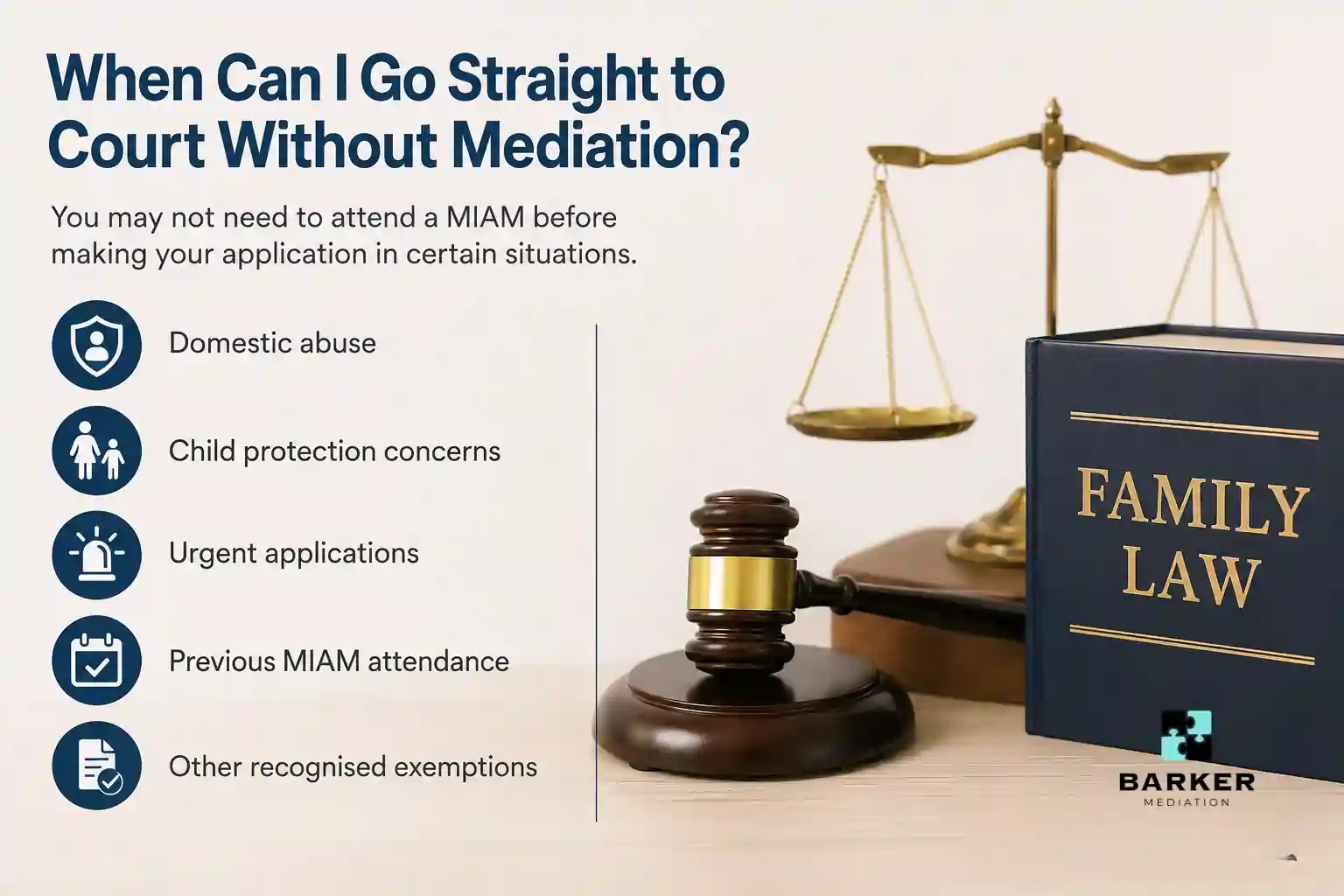 When Can I Go Straight to Court Without Mediation Penzance?